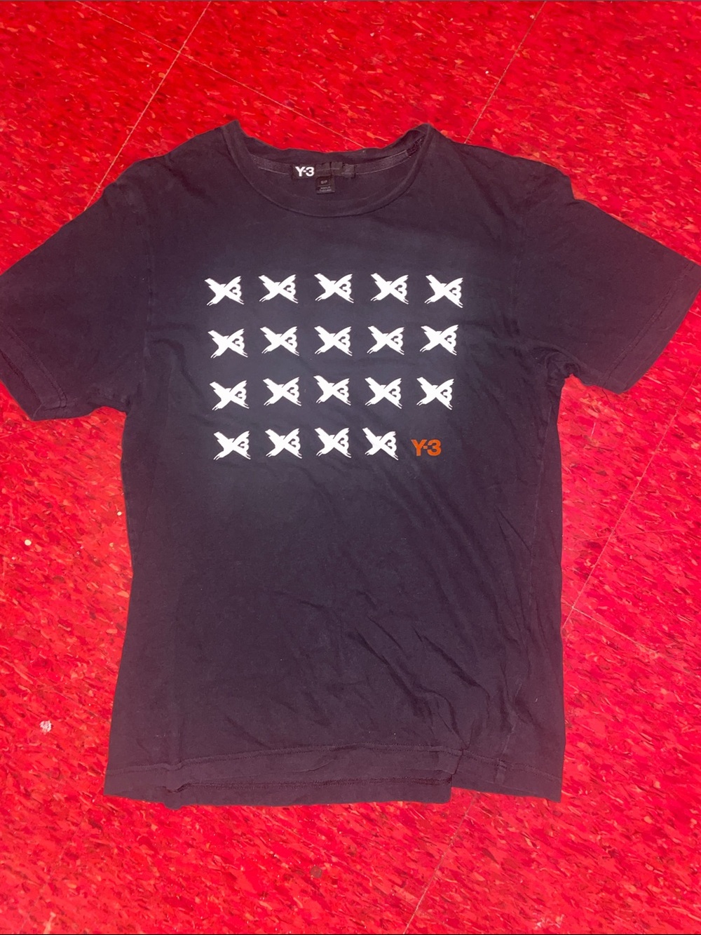 Y3 YOHJI YAMAMOTO FOR ADIDAS TEE SHIRT T/shirt Top black cotton